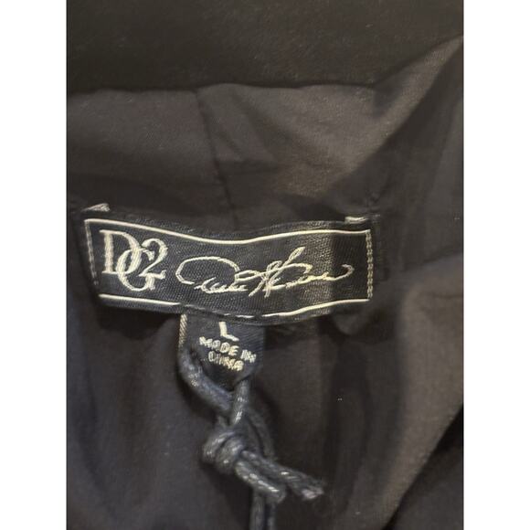 NWT Diane Gilman Black Velvet 2 Button Blazer, L - Picture 7 of 9